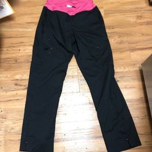Happy Scrubs Yoga Black Pants